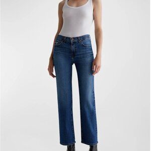 NWT AG Brinley Mid Rise Straight Leg Jeans in 15 Years Prague Sz 27
